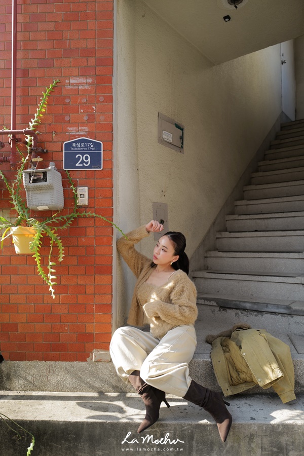 細跟中筒皺皺靴(偏小半號/6公分)
